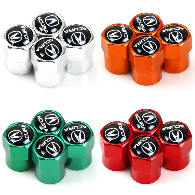 Новые 4 шт. Алюминий сплав колеса автомобиля крышки стержня вентиля шины Крышка