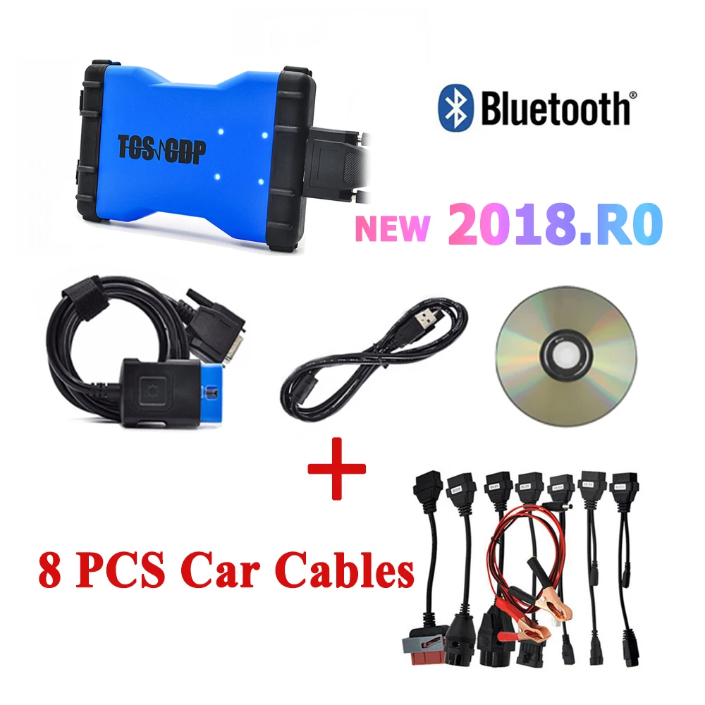 Новинка 2021 г. новинка 2018 R0 2017.R3 генератор ключей vci vd ds150e cdp с bluetooth для сканера delicht