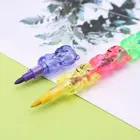 4 шт. 5 цветов штабелеукладчик симпатичный Медвежонок карандаш для школы детские игрушки для рисования