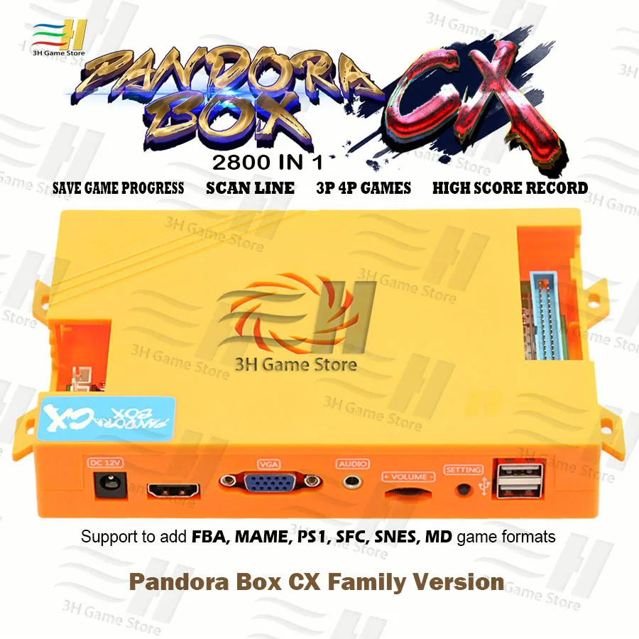 2021 Pandora Box CX 2800 в 1 семейная версия доски может сохранить игру для консольных