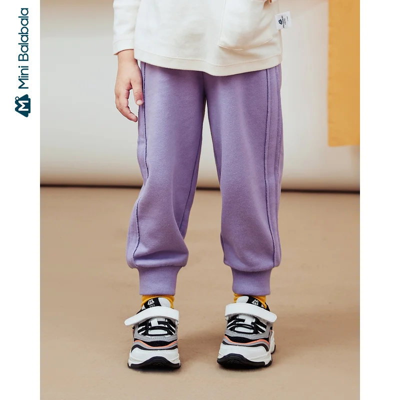 Мини Bababala брюки для девочек 2020 весенние детские повседневные штаны бега детская