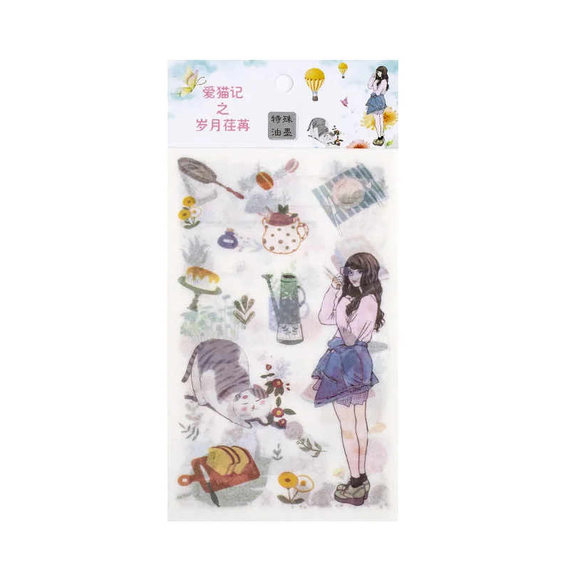

20set /1lot Kawaii Stationery Stickers Love cat sticker book Diary Decorative Mobile Stickers Scrapbooking DIY Craft Stickers