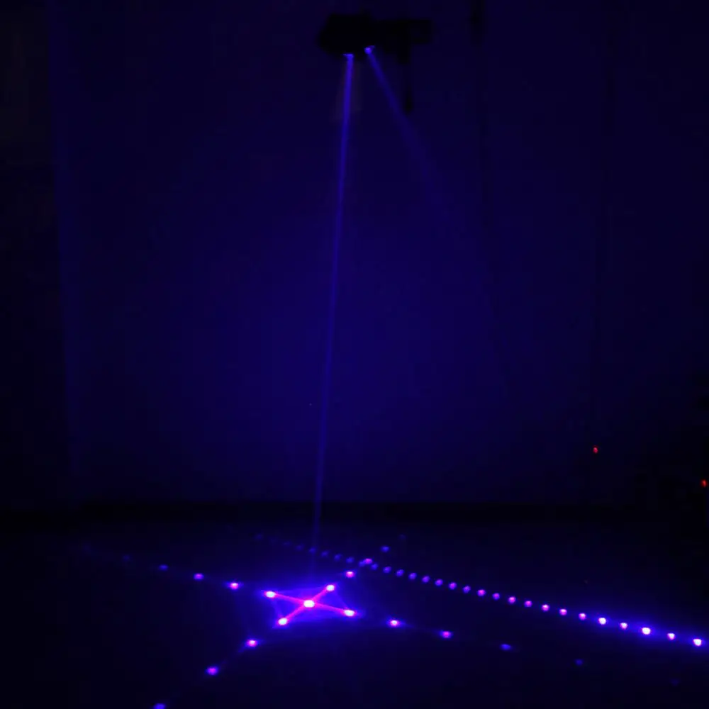 AUCD 6 Глаз DMX RGB 24 Gobos лазерное сценическое освещение праздничный DJ диско