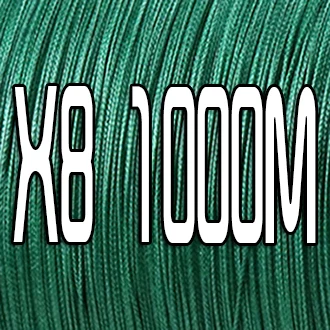 8 Strands 1000M JOF 300 м 500 м 1000 м 4 нити 8 нитей многоцветная PE плетеная леска многонитевая проволока - Цвет: 8 Strands 1000M