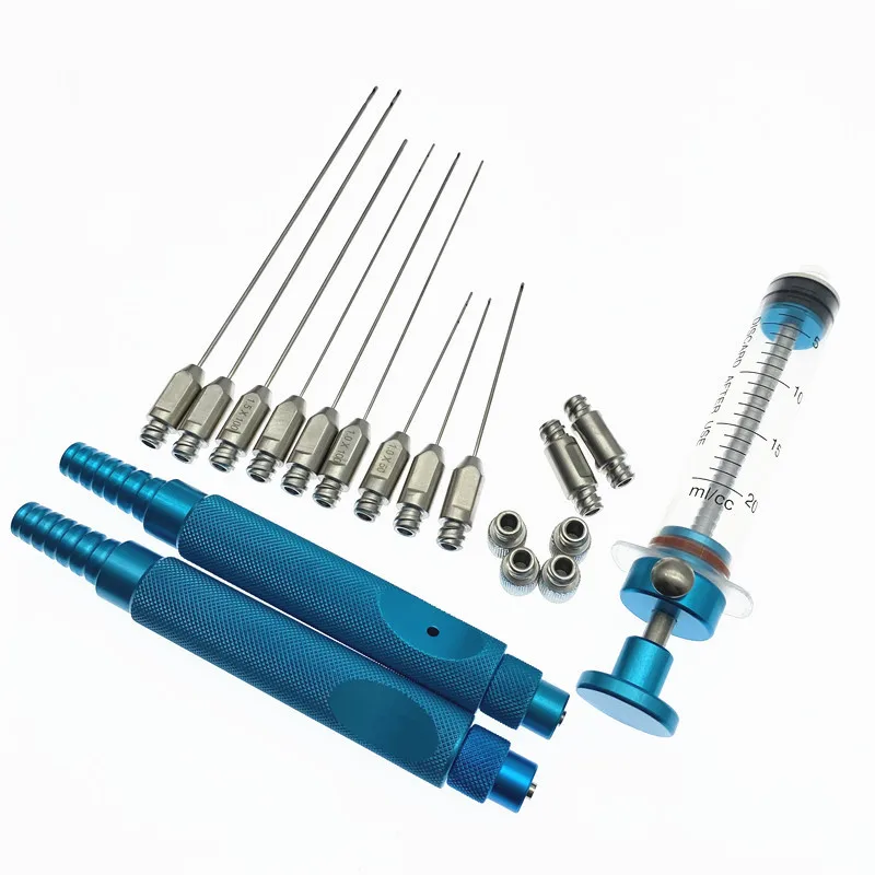 

Fat Transfer Cannula luer lock Fat Inflitration Cannula Cosmetology Micro Cannula Metal Cap Cannula Titanium handle