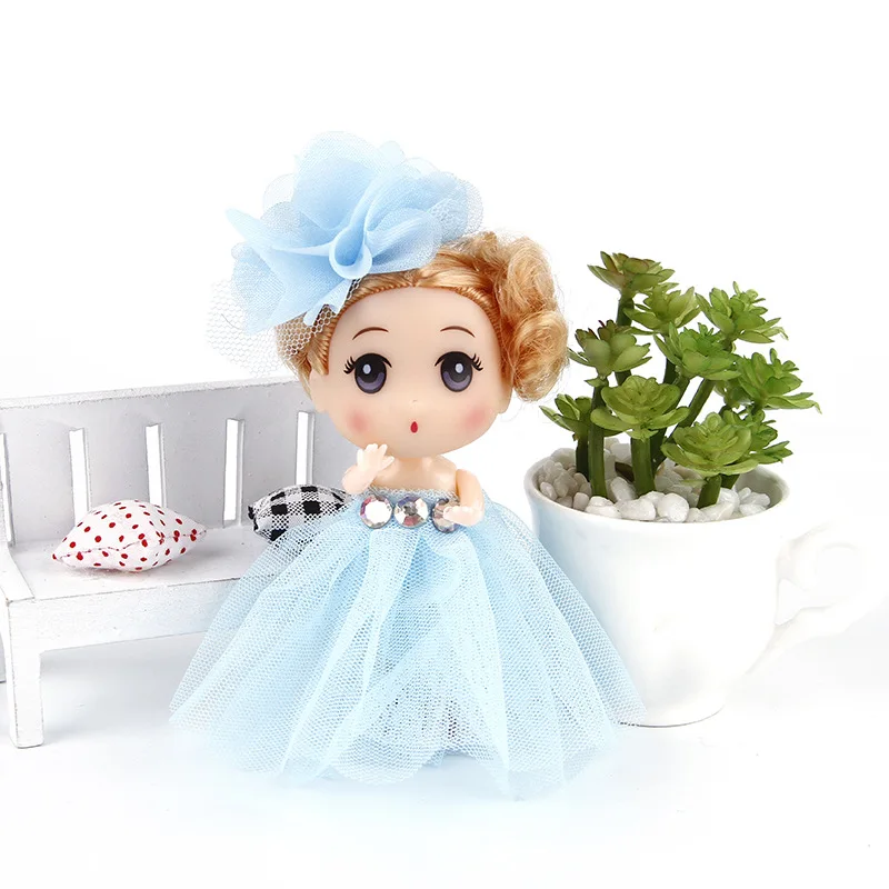 Кукла игрушка брелок Корейская запутанная кукла 12 см детская виниловая