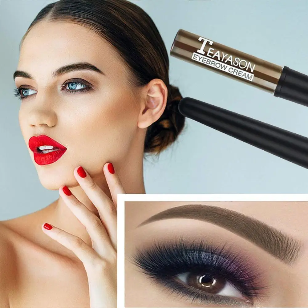 Профессиональный пигмент-краска для бровей крем-карандаш Водостойкий тинт