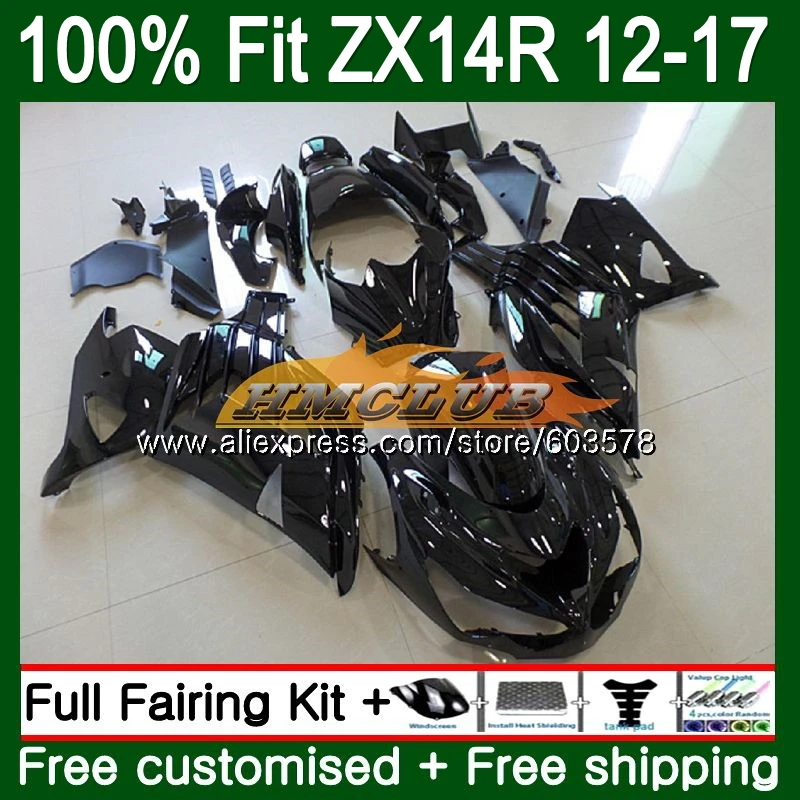 

Инъекция для KAWASAKI ZX-14R 2012 2013 2014 2015 2016 2017 глянцевый черный 115CL.50 ZX 14R ZZR1400 ZX14R 12 13 14 15 16 17 обтекатель