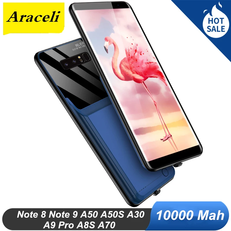 Чехол для Samsung Galaxy Note 8 9 A50 A50S A30S A8S A9 Pro A70 10000 мАч|Чехлы с аккумулятором| |