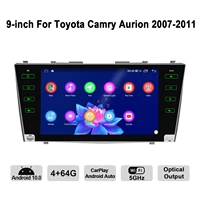 9 inch radio 2 din android 10 car stereo multimedia player autoradio carplay navigation system for toyota camry aurion 2007 2011