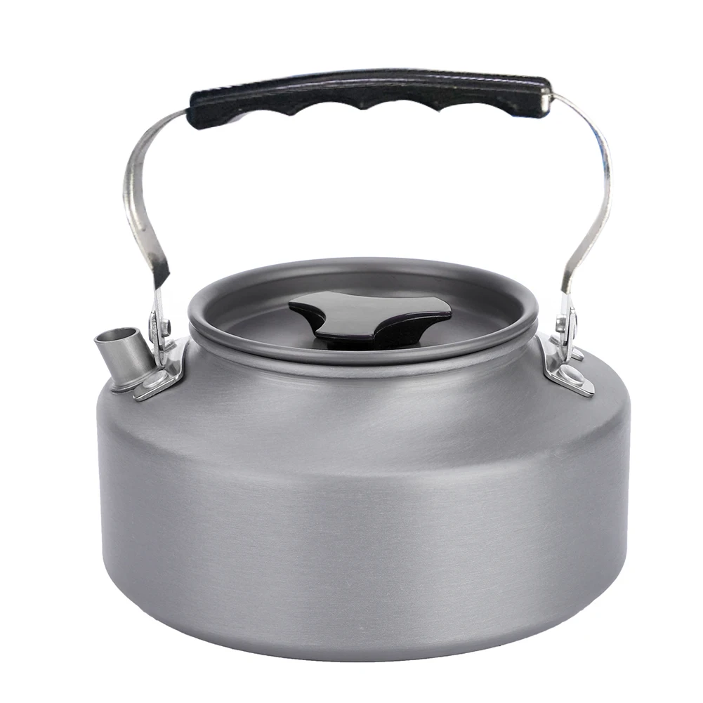 

1.1L Kettle Water Pot Teapot Coffee Pot Indoor Whistling Aluminum Alloy Tea Kettle Outdoor Camping Hiking Picnic Portable Kettle