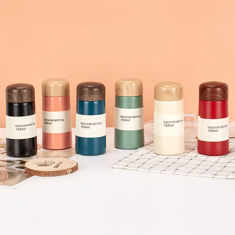 150ML Thermal Bottle Mug Portable Thermos Cup With Lids Cute Kawaii Water Lid Mugs For Girls Botella De Agua | Дом и сад