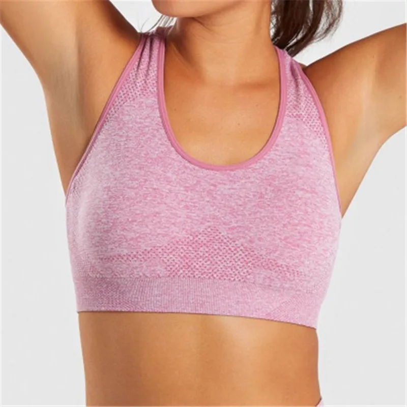 

LISCN Women Athletic Gym Running Fitness Yoga Sports Tops Breathable Sports Bra Absorb Sweat Shockproof Padded Sports Bra Tops