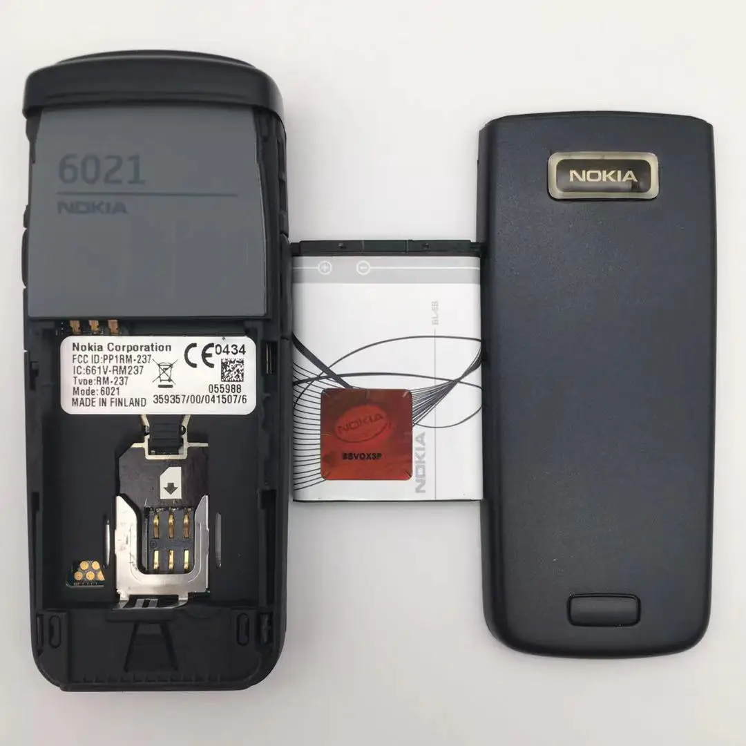 nokia 6021 refurbished original fm radio one sim cards good quality unlocked mobile phone free global shipping