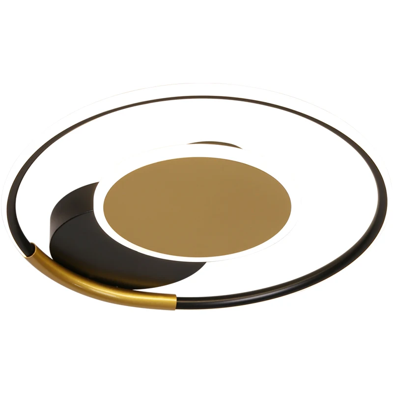 

Minimalist Gold Led Ceiling Lights Acrylic Dimmable Ceiling Lamp Gold Kitchen Light With Remote control Modern Living room