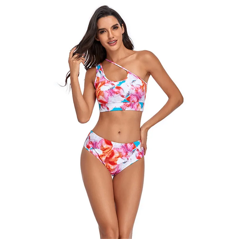

Sexy Bikinis set Women Swimsuit Gather Push Up Bikini Bra Straps High Waist beach Sports Female Swimwear Biquini suit Fashion
