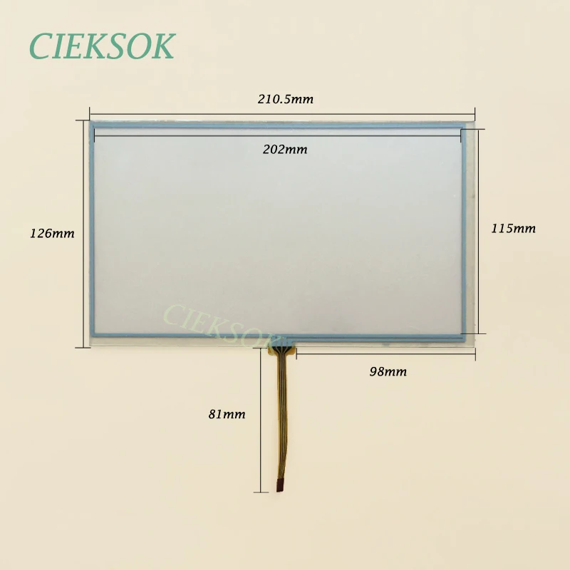 ST 09002 4 проводное Сенсорное устройство для промышленного DVD GPS навигатора с