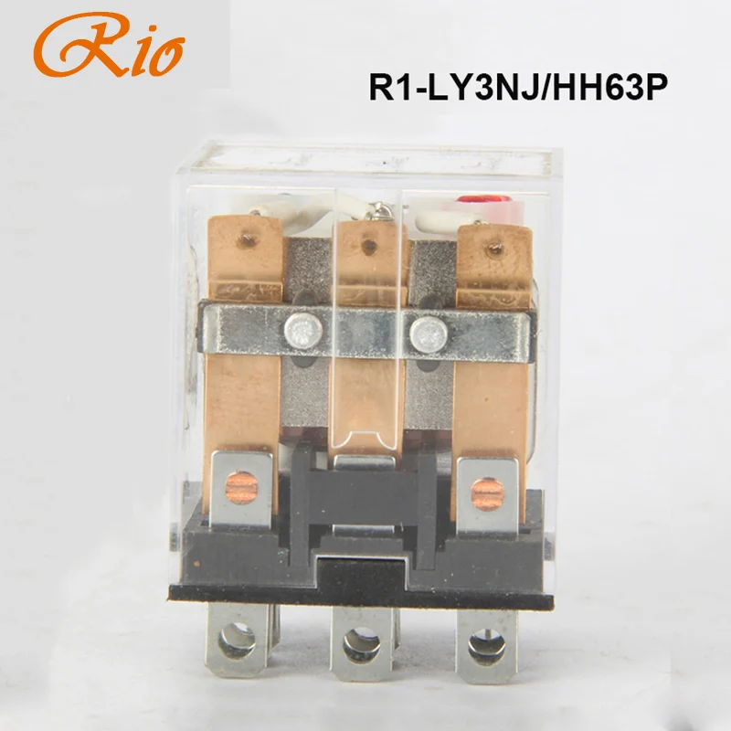 Реле R1-LY3NJ/HH63P 220 В переменного тока 24 12 36 переменного/постоянного 10 А 11 контактов