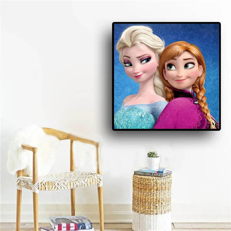Miaodu DIY Алмазная картина с героями мультфильма Холодное сердце мозаика вышивка