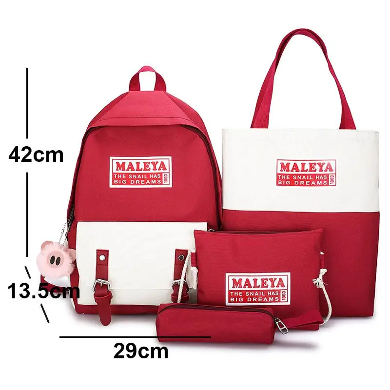 

School Bags Female College Student Backpack New Fashion Girls Backpack Women Large-capacity Children School Bag Travel Backpack
