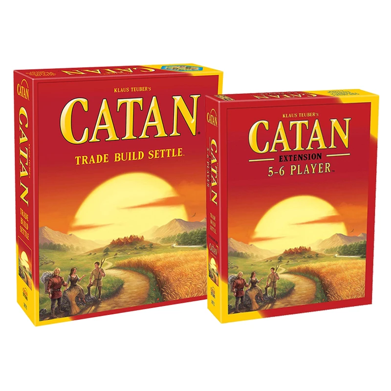 

Настольная игра Catan (База | Расширение игрока 5-6) для взрослых и семейных приключений, в среднем время игры 60 минут
