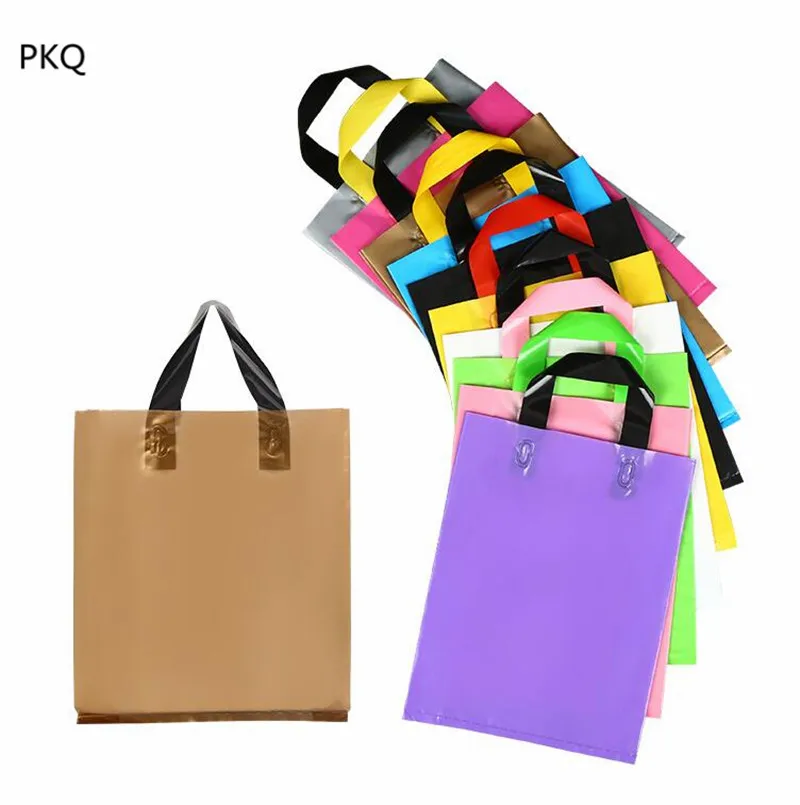 Большой размер подарочная пластиковая сумка для покупок упаковка одежды