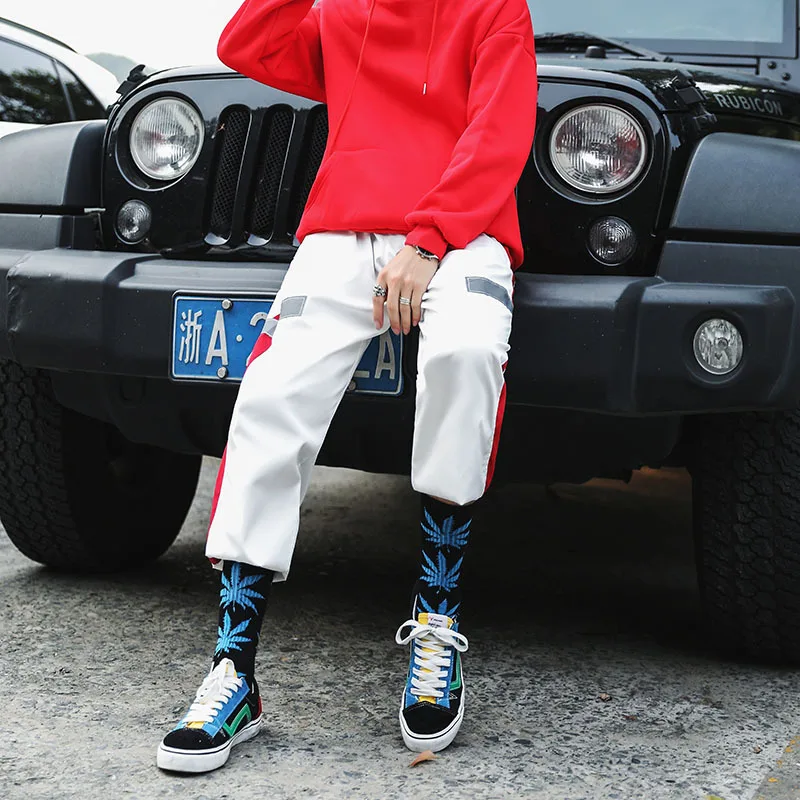 Зимние носки высокого качества в стиле Харадзюку chaussette для женщин и мужчин