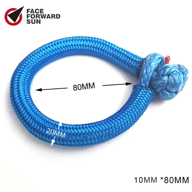 Оранжевые 10 мм * 150 экстремально мягкие скобы Синтетический канат UHMWPE мягкая