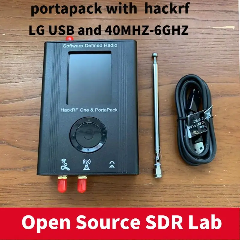 Новейшая версия PORTAPACK+ HACKRF ONE 1 МГц до 6 ГГц SDR программное обеспечение определение радио+ 0.5ppm TXCO