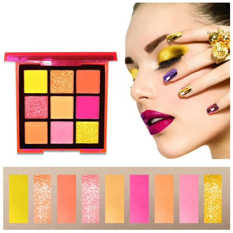 9 цветов матовые Перламутровые тени для век палитра стойкие век| |