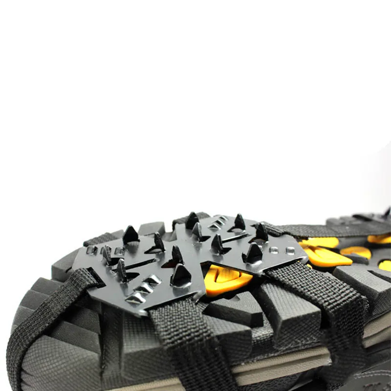 

Crampons Manganese Steel 24 Teeth Outdoor Climbing Ice Claw Anti-skid Mountaineering Tools Snowfield Crampon for Fishing Hiking