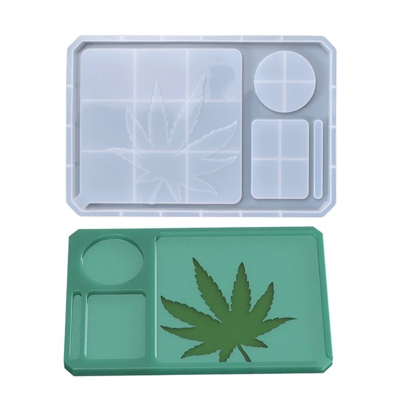 

Tray Resin Mold Charm Woman Tray Mold Silicone for DIY Jewelry and Cosmetic Storage Epoxy Resin Coffee Home Decoration