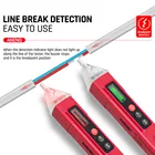 Цифровой детектор напряжения переменногопостоянного тока VC1010, умный необычный измеритель напряжения 12-1000 В, тестовый карандаш с электрическим датчиком