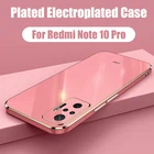 Чехол для Redmi Note 10 Pro, роскошный гальванический чехол с покрытием для Xiaomi Mi 11 Ultra Lite Redmi Note 10 9 8 Pro Max Poco X3 NFC GT