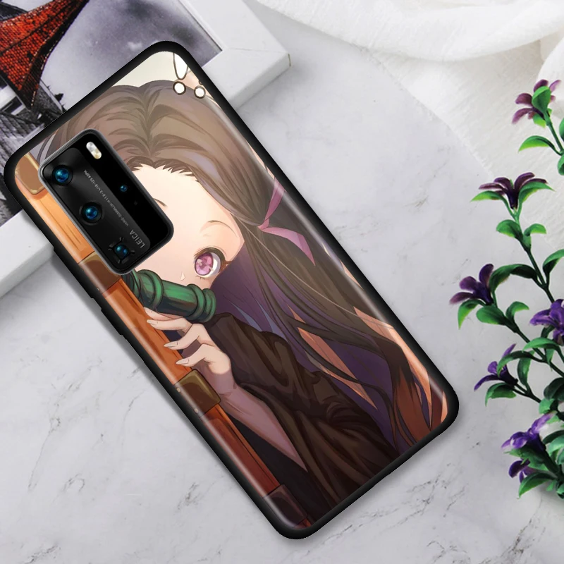 

Anime Demon Slayer Kimetsu No Yaiba Phone Case for Huawei Y9s Y9a Y8p Y5p Y6p Y7p Y7a 2019 Nova 7i 6 5T SE Rro 5G Silicone Shell