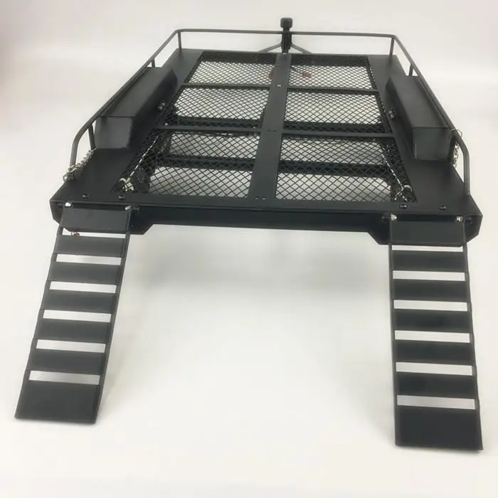 Тяжелый цельнометаллический прицеп RCtown Axis для 1/10 Rc Rock Crawler Truck Traxxas Trx4 Axial Scx10 90046 90047