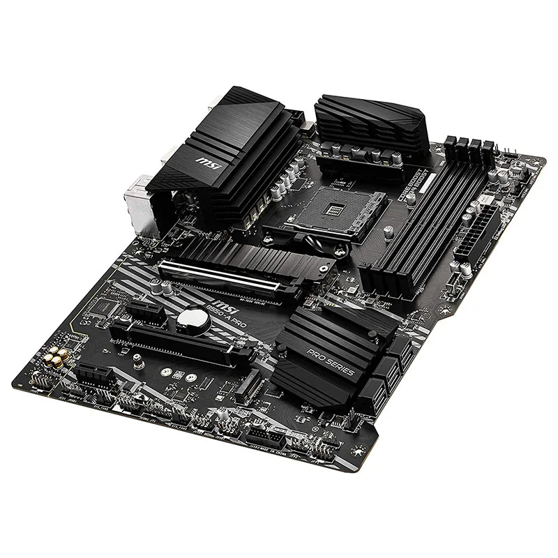 Günstig B550-A PRO Für MSI Unterstützung 3rd Gen AMD Ryzen Buchse AM4 AMD B550 M.2 Mit Unterstützt DDR4 Speicher PCI-E 4,0 3 ×USB 3,2 Gen1 Interface