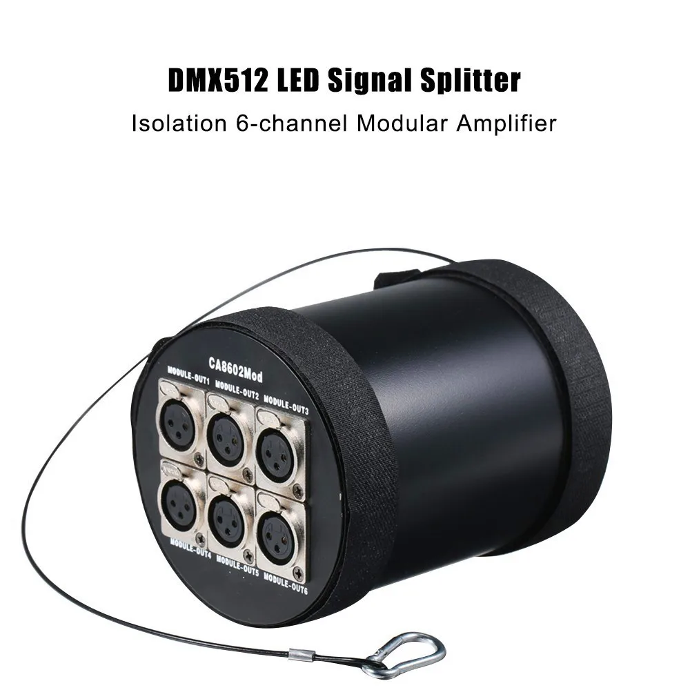 

Model #:CA8602Mod,6 channels DMX Modular Splitter