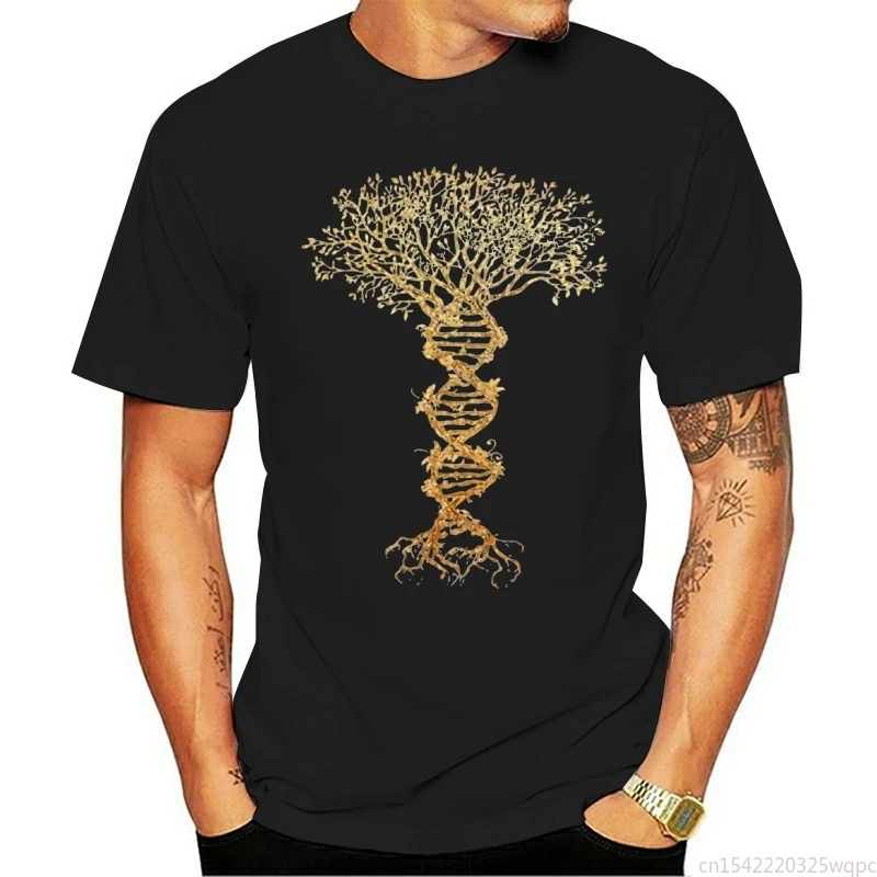 

DNA Life of Tree Graphic Men's T-Shirt Four Seasons Daily Tops Tees