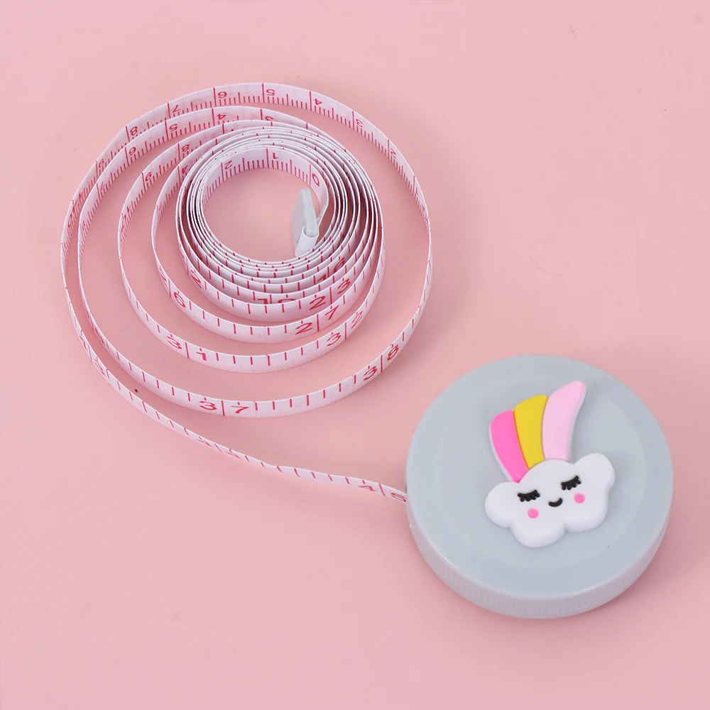 Портативная Выдвижная линейка 1 5 м миниатюрная рулетка для шитья кожи Детская