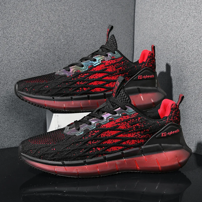 

Spring 2021 Boys Running Shoes Breathable Sports Shoes For Men Plus Size Mens Walking Jogging Shoe Designer Gym Men Sneakers