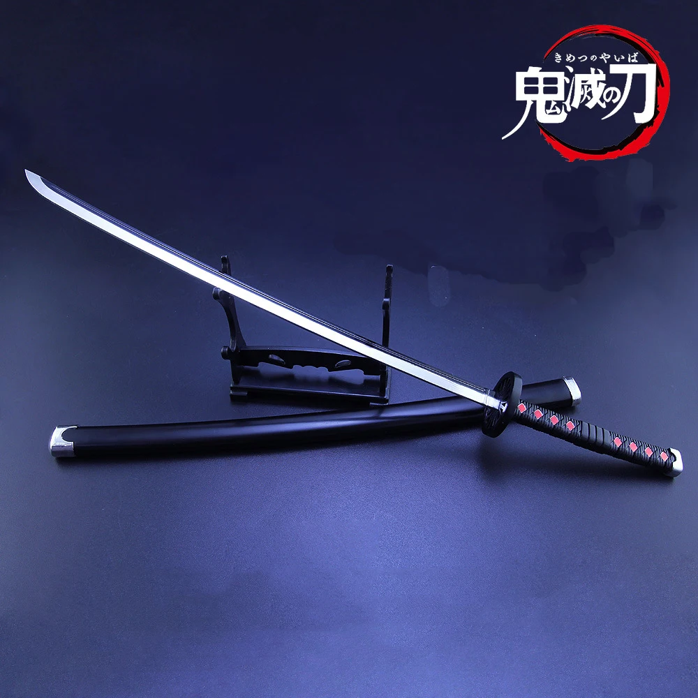 

Anime Demon Slayer Sword Simulation Weapon Tanjiro Nidouzi Inosuke Zenizu Collocation Sword Model Desk Decor Anime Jewelry