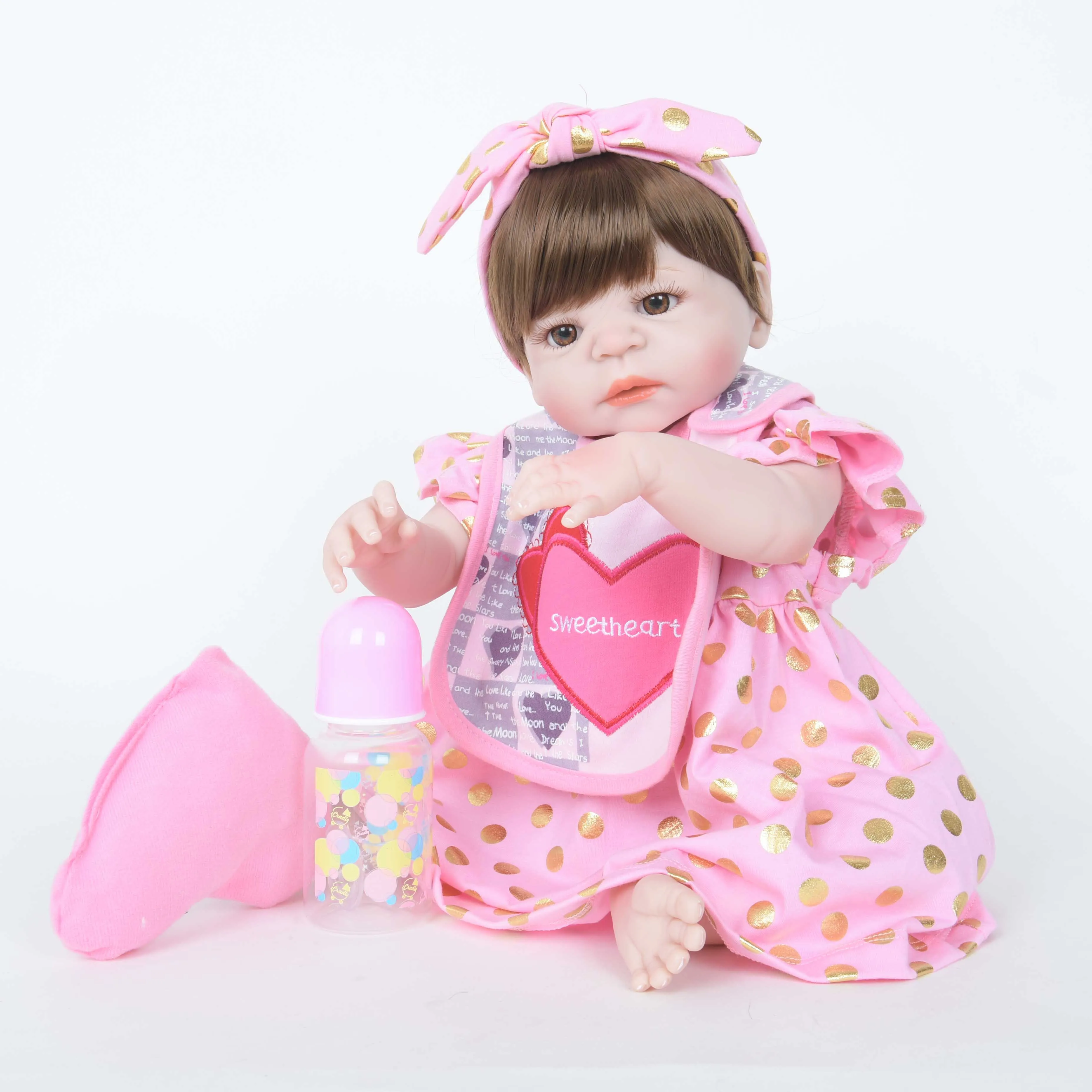 22 &quot55 см полностью виниловый мягкий силиконовый Bebe Reborn Baby Doll игрушки для детей