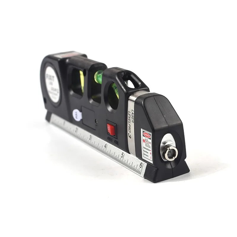 Лазерный уровень Горизонт Вертикальная мера 8 футов выравниватель стандартные и