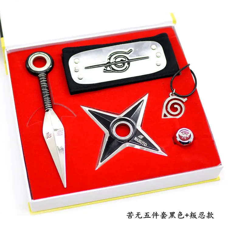 Ботинки в стиле аниме Naruto Kunai комплект сюрикен повязка на голову костюм из Наруто