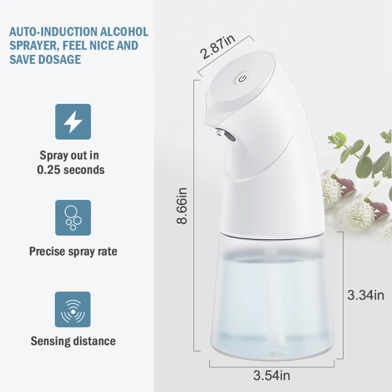 

Newest Bathroom Automatic Soap Dispenser Infrared Induction Sensor Hand Washer Kitchen Hand Sanitizer Touchless Foam Smart Spray
