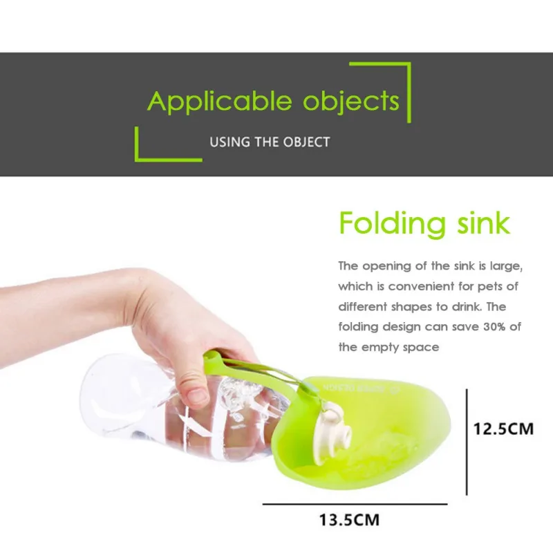 

New Pets Dog Water Bottle Portable Cat Drinking Bowl Portable Pets Water Dispenser Feeder Outdoor Feeder Pets Product