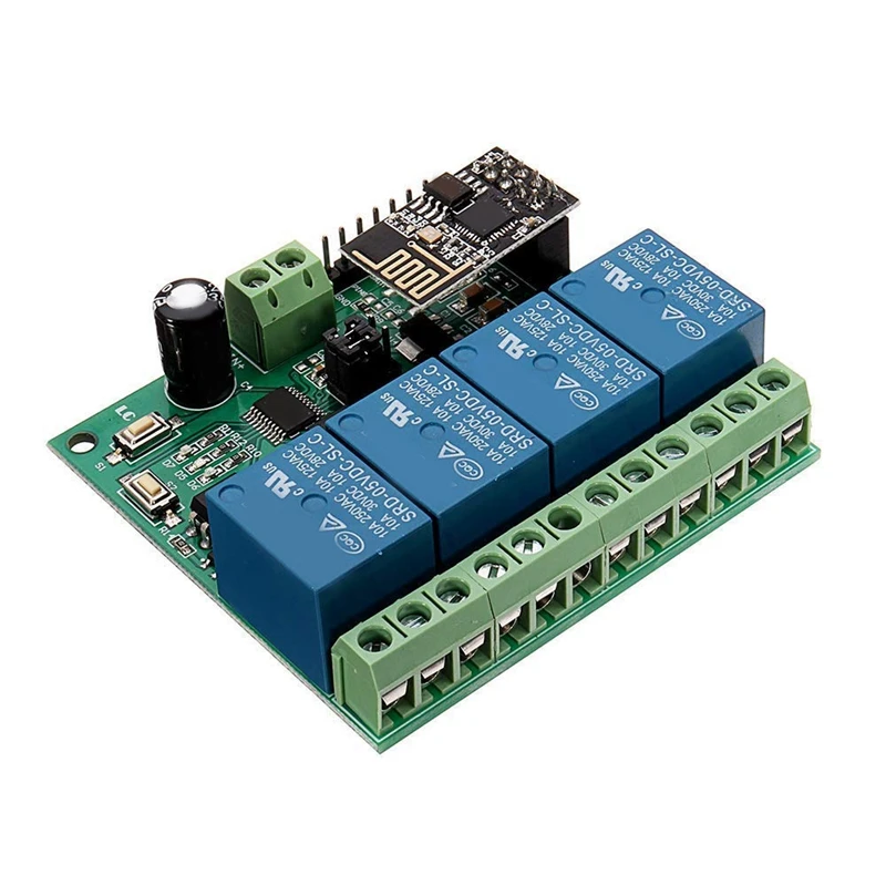 5V ESP8266 четыре WiFi реле канала модуль IOT умный дом мобильный телефон приложение