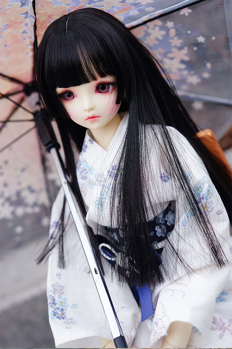 2020 новый стиль 1/3 1/4 1/6 Bjd парик высокая температура мода прямой провод SD для BJD
