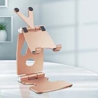 phone stand holder for desk aluminum alloy adjustable folding portable cute stand